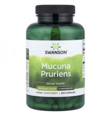 Swanson, Mucuna Pruriens, 350 mg, 200 Capsules