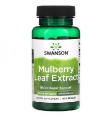 Swanson, Mulberry Leaf Extract, 500 mg, 60 Capsules