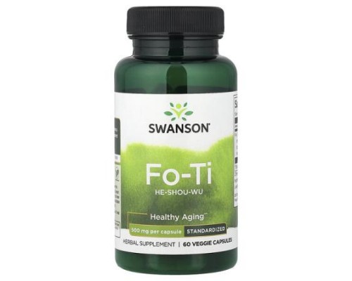 Swanson, Fo-Ti, 500 mg, 60 Veggie Capsules