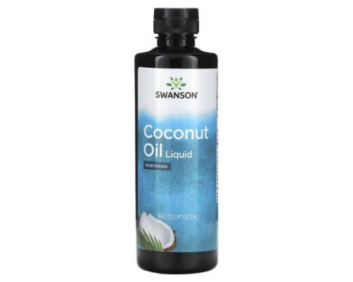 Swanson, Coconut Oil Liquid, 16 fl oz (473 ml)