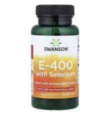 Swanson, E-400 With Selenium , 90 Softgels