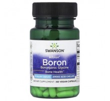 Swanson, Albion® Boron, 6 mg, 60 Vegan Capsules