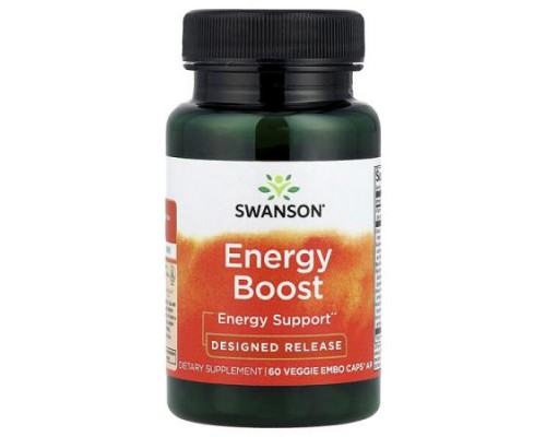 Swanson, Energy Boost, 60 Veggie EMBO Caps® AP