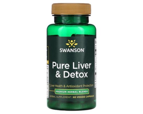 Swanson, Pure Liver & Detox, 60 Vegan Capsules