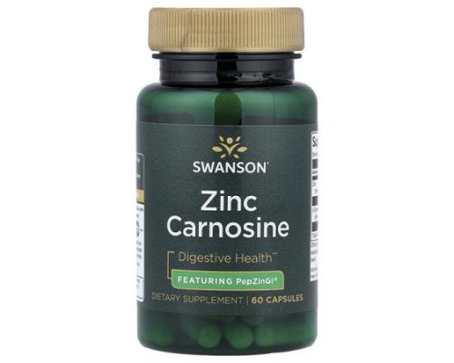 Swanson, Zinc Carnosine, 60 Capsules