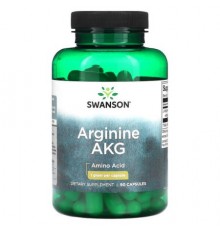 Swanson, Arginine AKG, 1,000 mg, 90 Capsules