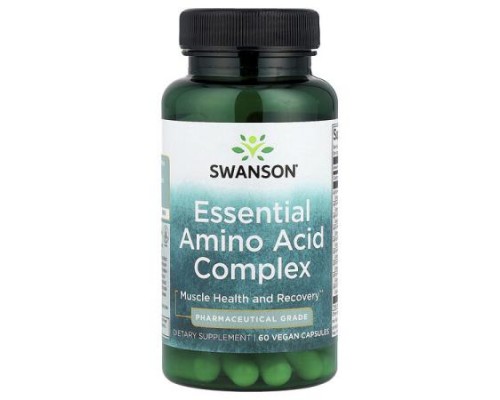 Swanson, Essential Amino Acid Complex, 60 Vegan Capsules Swanson, Essential Amino Acid Complex, 60 Vegan Capsules