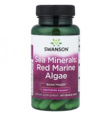 Swanson, Sea Minerals, Red Marine Algae, 60 Veggie Caps