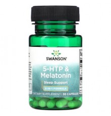 Swanson, 5-HTP & Melatonin, 30 Capsules