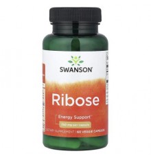 Swanson, Ribose, 750 mg, 60 Veggie Capsules