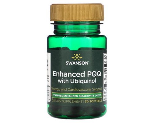 Swanson, Enhanced PQQ with Ubiquinol, 30 Softgels