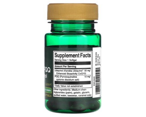 Swanson, Enhanced PQQ with Ubiquinol, 30 Softgels