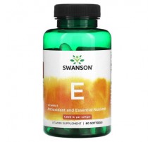 Swanson, Vitamin E, 1,000 IU, 60 Softgels