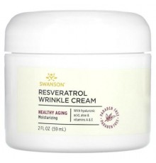 Swanson, Resveratrol Wrinkle Cream, 2 fl oz (59 ml)