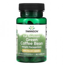 Swanson, Full Spectrum Green Coffee Bean, 400 mg, 60 Capsules