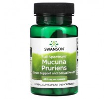 Swanson, Full Spectrum Mucuna Pruriens, 400 mg, 60 Capsules