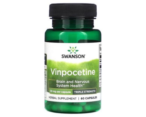 Swanson, Vinpocetine, 30 mg, 60 Capsules Swanson, Vinpocetine, 30 mg, 60 Capsules