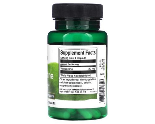 Swanson, Vinpocetine, 30 mg, 60 Capsules Swanson, Vinpocetine, 30 mg, 60 Capsules