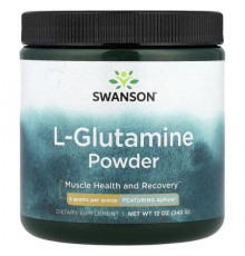 Swanson, L-Glutamine Powder, 12 oz (340 g)