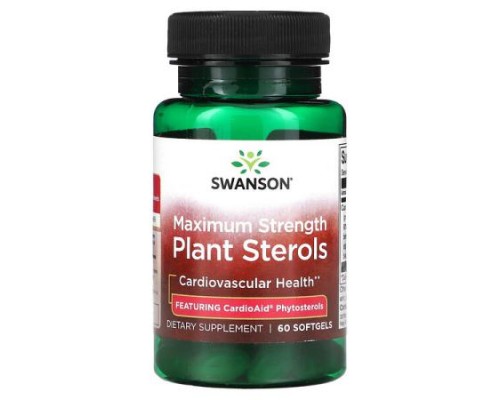 Swanson, Plant Sterols, Maximum Strength, 60 Softgels Swanson, Plant Sterols, Maximum Strength, 60 Softgels