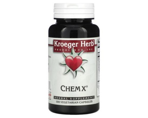 Kroeger Herb Co, Chem X, 100 Vegetarian Capsules