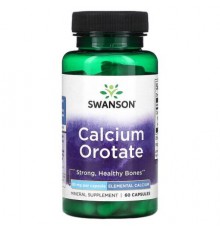 Swanson, Calcium Orotate , 85 mg , 60 Capsules