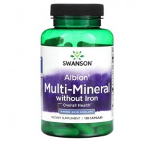 Swanson, Albion, Multi-Mineral without Iron, 120 Capsules