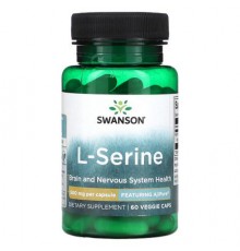 Swanson, L-Serine, 500 mg, 60 Veggie Caps