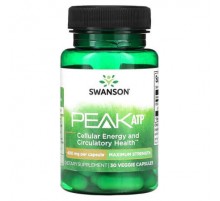 Swanson, Peak ATP, Maximum Strength, 400 mg, 30 Veggie Capsules