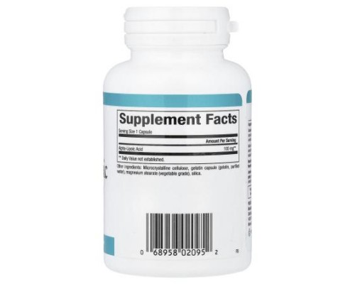 Natural Factors, Alpha-Lipoic Acid, 100 mg, 60 Capsules Natural Factors, Alpha-Lipoic Acid, 100 mg, 60 Capsules