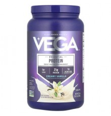 Vega, Essential Plant-Based Protein, Creamy Vanilla, 2 lb 0.5 oz (920 g)