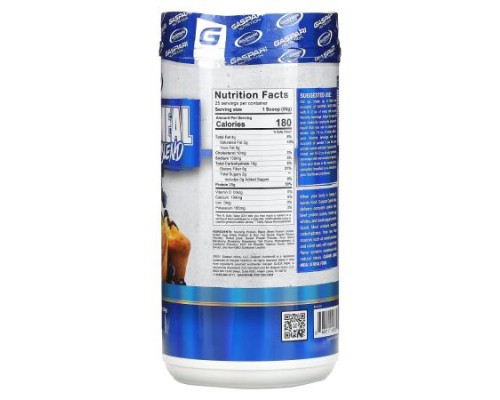 Gaspari Nutrition, Quick Meal, Real Food Blend, Blueberry Muffin, 2.75 lbs (1,250 g)