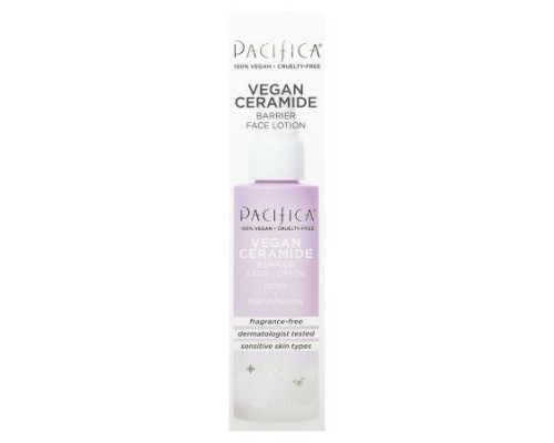 Pacifica, Vegan Ceramide, Barrier Face Lotion, Fragrance Free, 1.7 fl oz (50 ml)