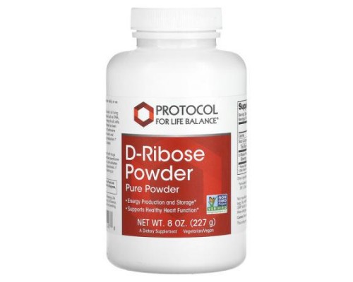 Protocol for Life Balance, D-Ribose Powder, 8 oz (227 g) Protocol for Life Balance, D-Ribose Powder, 8 oz (227 g)