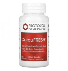 Protocol for Life Balance, CurcuFRESH, 500 mg, 60 Veg Capsules