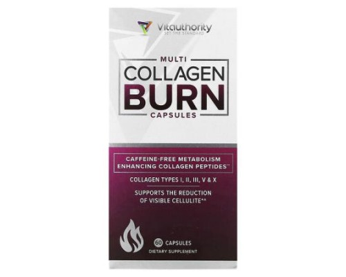 Vitauthority, Multi Collagen Burn, 60 Capsules