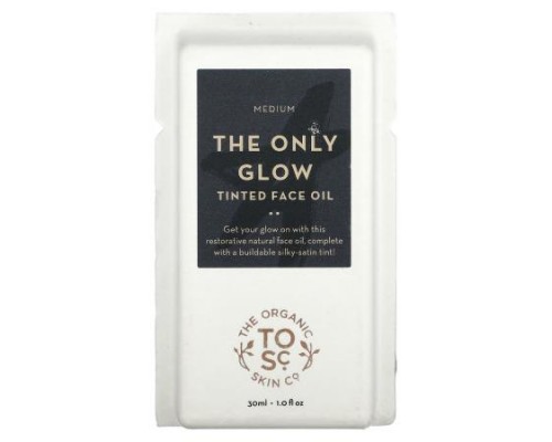 The Organic Skin Co., The Only Glow, Tinted Face Oil, Medium, 1 fl oz (30 ml) The Organic Skin Co., The Only Glow, Tinted Face Oil, Medium, 1 fl oz (30 ml)