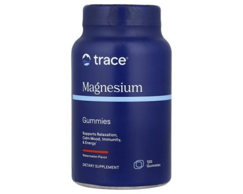 Trace, Magnesium Gummies, Watermelon, 120 Gummies Trace, Magnesium Gummies, Watermelon, 120 Gummies
