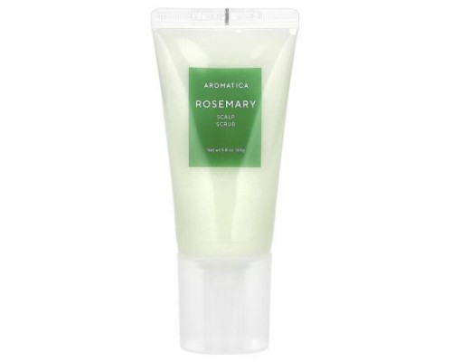 Aromatica, Scalp Scrub, Rosemary, 5.8 oz (165 g) Aromatica, Scalp Scrub, Rosemary, 5.8 oz (165 g)