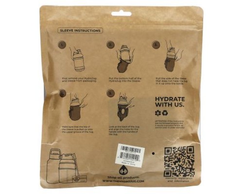 HydroJug, Insulating Sleeve, Neutral Flower, 1 Pack HydroJug, Insulating Sleeve, Neutral Flower, 1 Pack