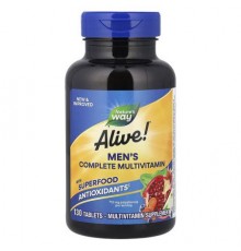 Nature's Way, Alive!® Men's Complete Multivitamin, 130 Tablets