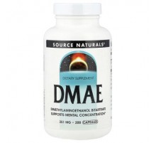 Source Naturals, DMAE, 351 mg, 200 Capsules