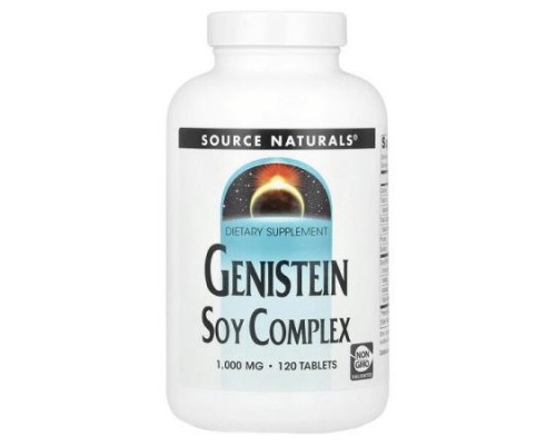 Source Naturals, Genistein Soy Complex, 120 Tablets Source Naturals, Genistein Soy Complex, 120 Tablets