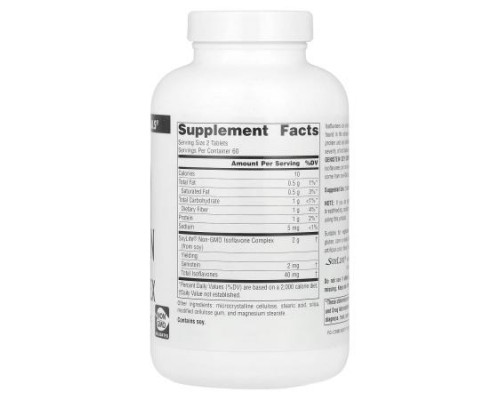 Source Naturals, Genistein Soy Complex, 120 Tablets Source Naturals, Genistein Soy Complex, 120 Tablets