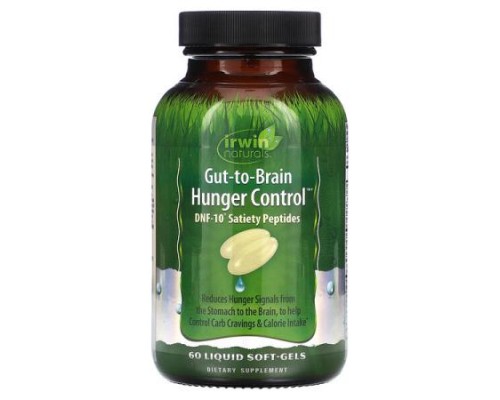 Irwin Naturals, Gut-To-Brain Hunger Control, 60 Liquid Soft-Gels Irwin Naturals, Gut-To-Brain Hunger Control, 60 Liquid Soft-Gels