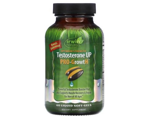 Irwin Naturals, Optimum-Strength Testosterone UP Pro-GrowtH, 60 Liquid Soft-Gels Irwin Naturals, Optimum-Strength Testosterone UP Pro-GrowtH, 60 Liquid Soft-Gels