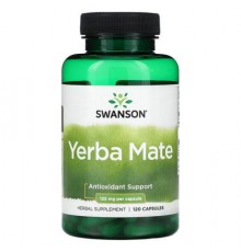 Swanson, Yerba Mate, 125 mg, 120 Capsules