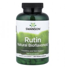 Swanson, Rutin, Natural Bioflavonoid, 250 mg, 250 Vegan Capsules