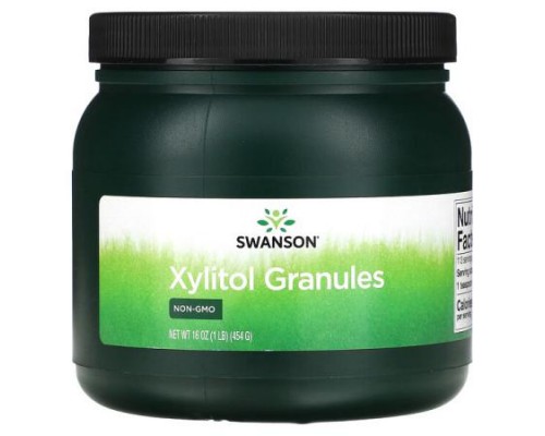 Swanson, Xylitol Granules, 1 lb (454 g) (Discontinued Item)