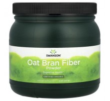 Swanson, Certified Organic Oat Bran Fiber Powder, 8 oz (227 g)